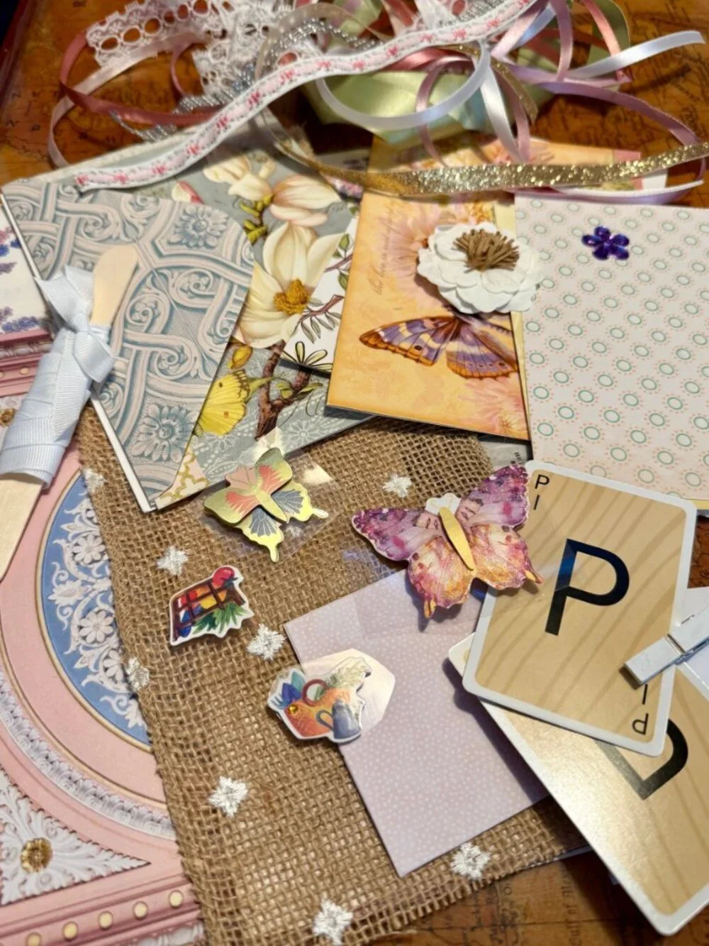 Cottage Core Garden Theme Ephemera Pack 50+ Junk Journal Pieces, Florals